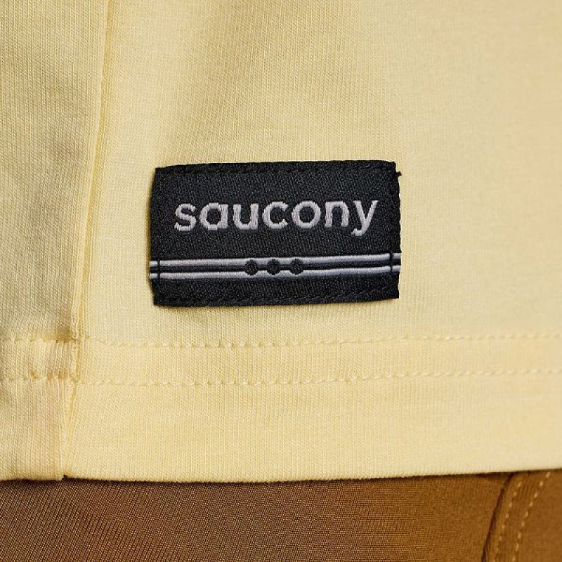 Women's Saucony Recovery Boxy Tee T Shirts Glow Graphic | DLVXQGT-15