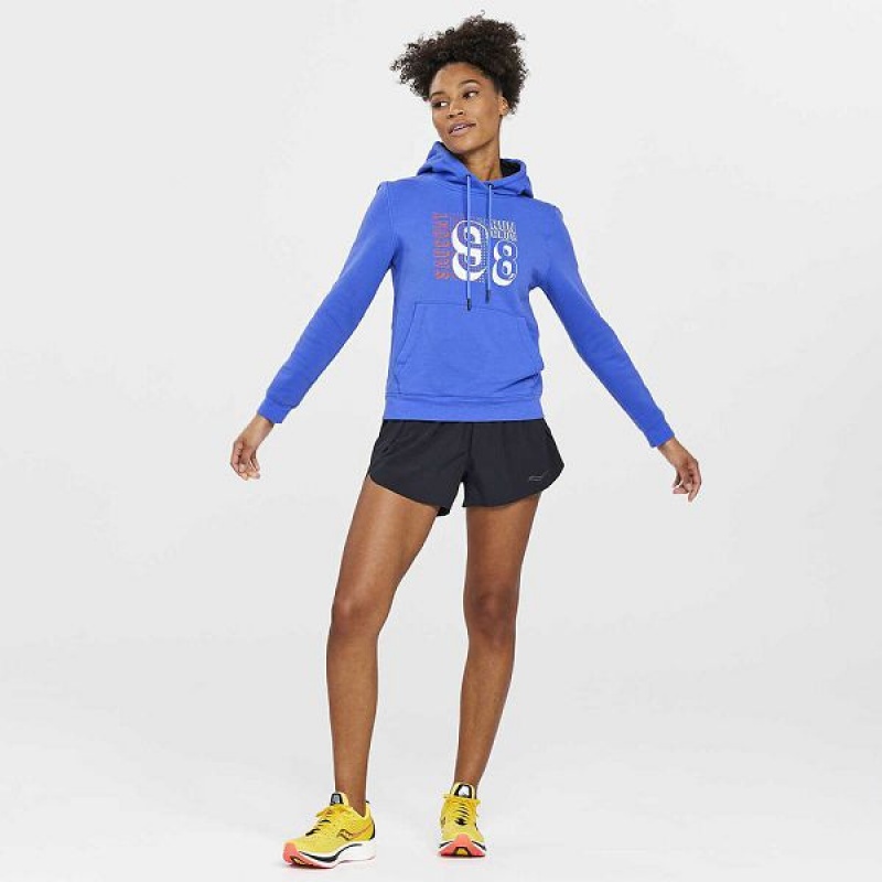 Women's Saucony Rested Hoodie Blue | FUSWPOJ-72