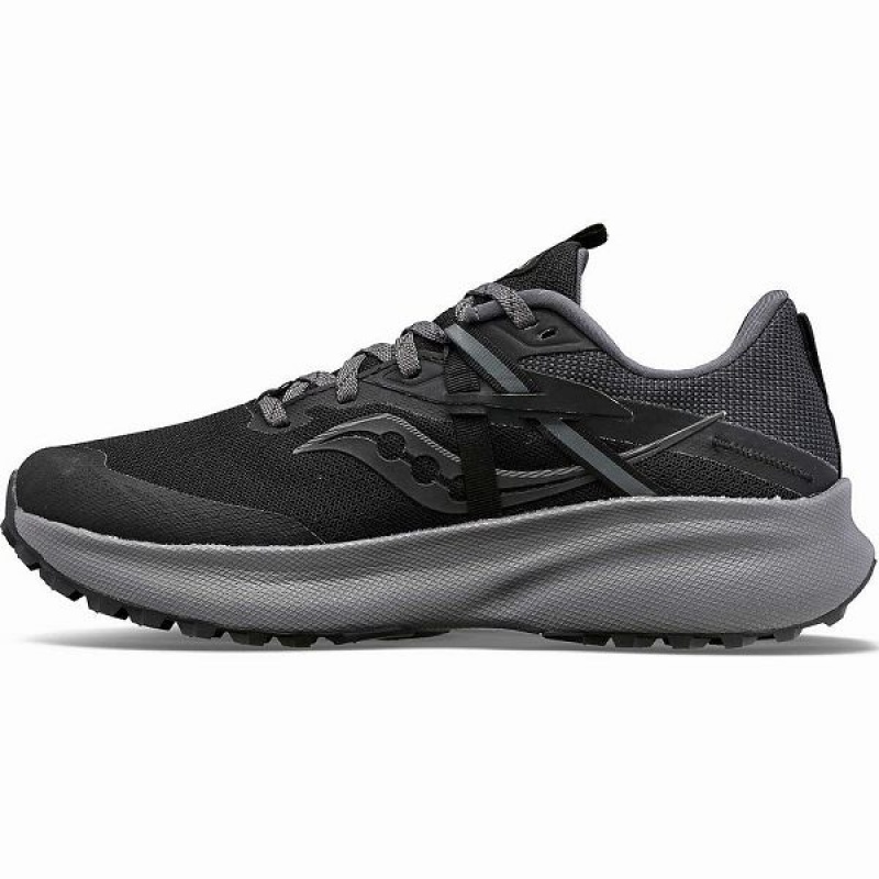 Women's Saucony Ride 15 TR GTX Running Shoes Black / Grey | KSNJZFA-67