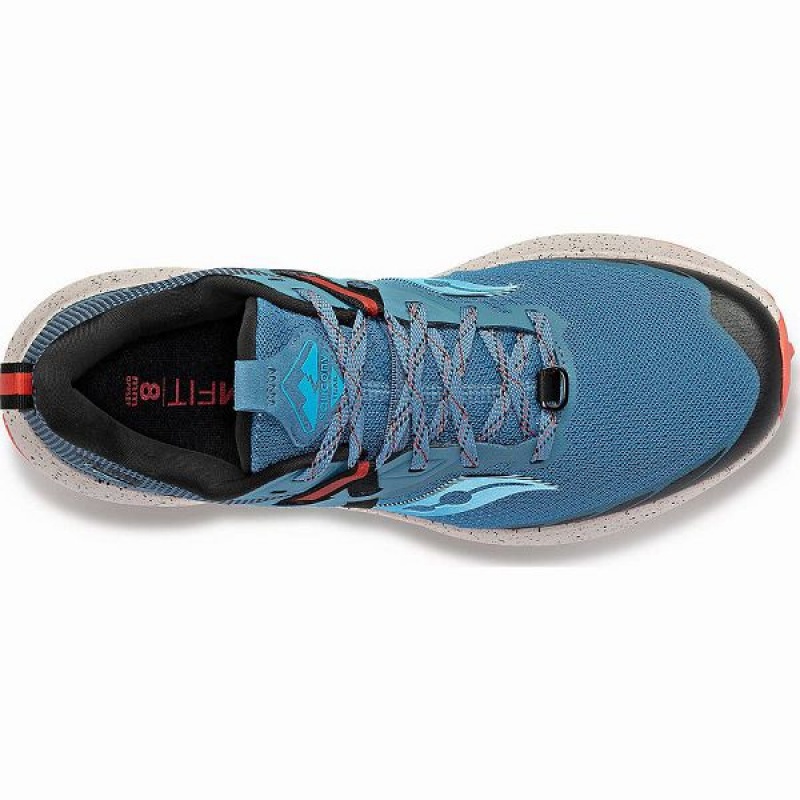 Women's Saucony Ride 15 TR Trail Running Shoes Blue | FQSAIPX-95