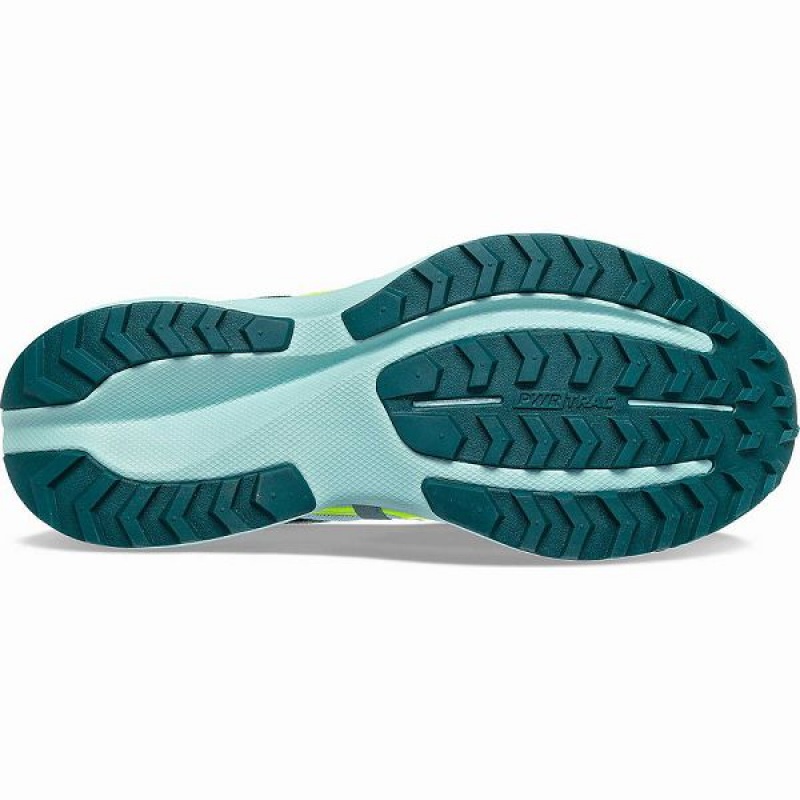 Women's Saucony Ride 15 TR Trail Running Shoes Turquoise / Yellow | XBOUJEW-59