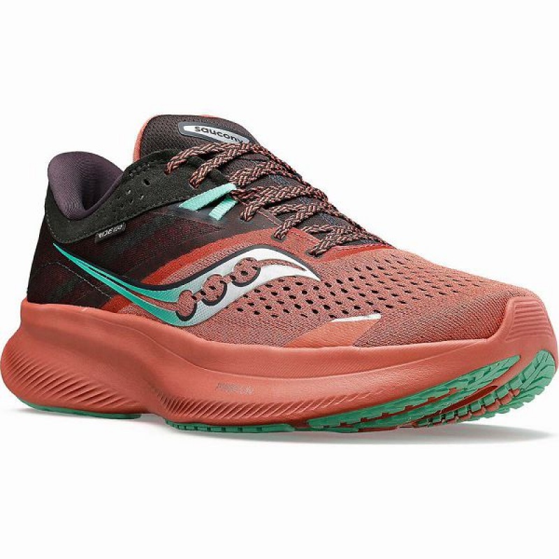 Women's Saucony Ride 16 Running Shoes Orange | TCVUXHL-35