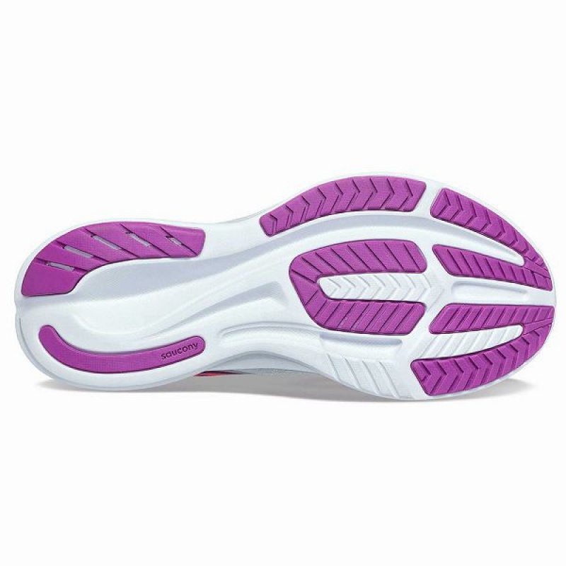 Women's Saucony Ride 16 Running Shoes Purple | BLQUNVT-36