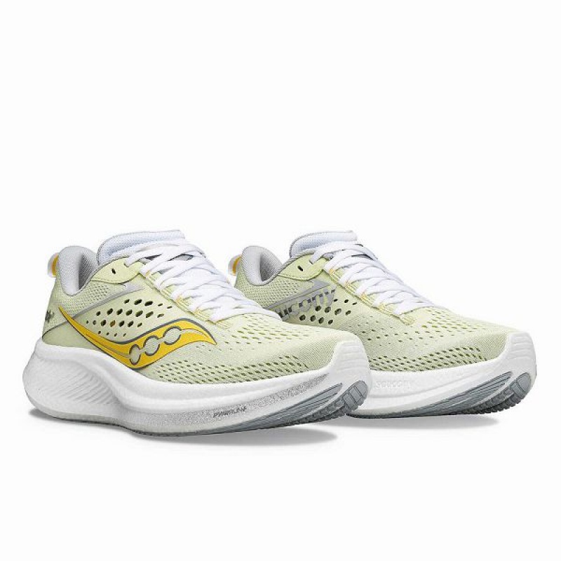 Women's Saucony Ride 17 Running Shoes Fern / Cloud | FDXHUPO-02