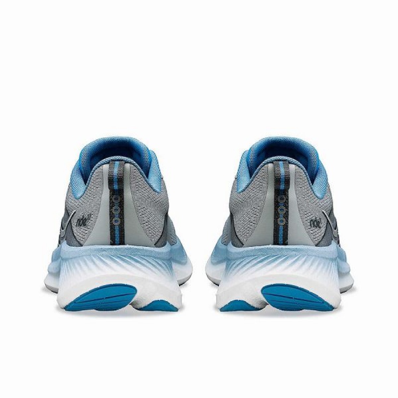 Women's Saucony Ride 17 Running Shoes Grey / Blue | RVFLDIO-74