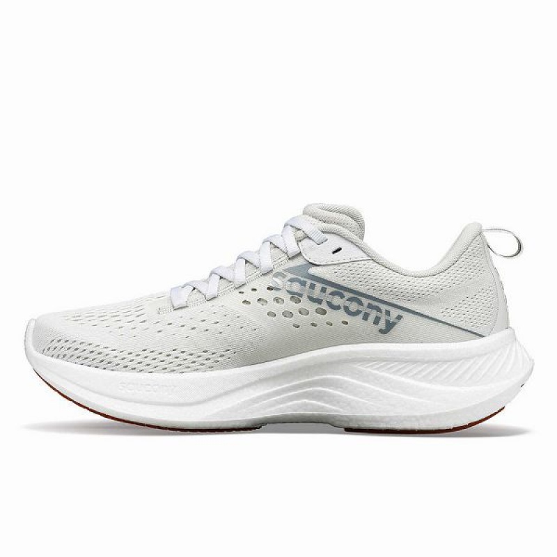 Women's Saucony Ride 17 Running Shoes White | VDNQBTX-49