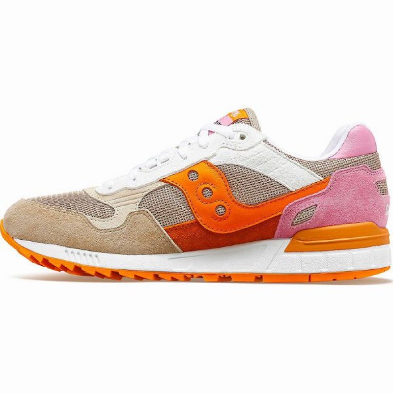 Women's Saucony Shadow 5000 Sneakers Brown / Orange | JHYUEIC-57