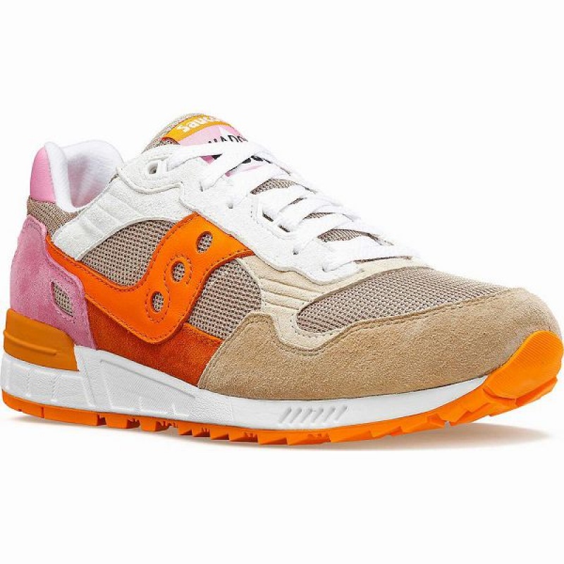 Women's Saucony Shadow 5000 Sneakers Brown / Orange | JHYUEIC-57