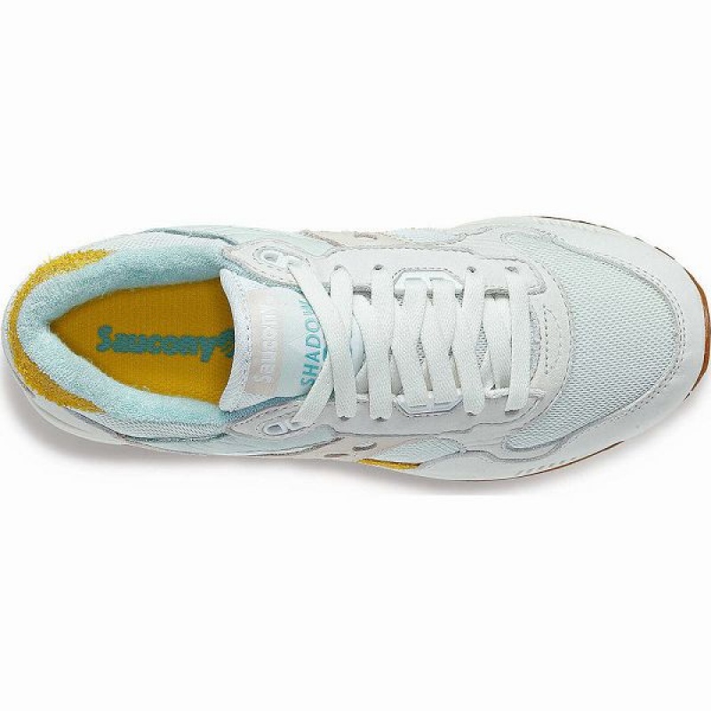 Women's Saucony Shadow 5000 Unplugged Sneakers Turquoise / Yellow | JKIPEOD-74