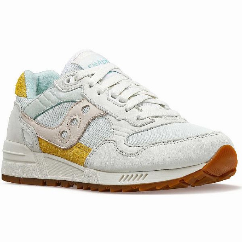 Women's Saucony Shadow 5000 Unplugged Sneakers Turquoise / Yellow | JKIPEOD-74