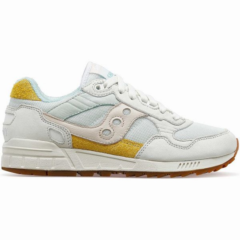 Women\'s Saucony Shadow 5000 Unplugged Sneakers Turquoise / Yellow | JKIPEOD-74