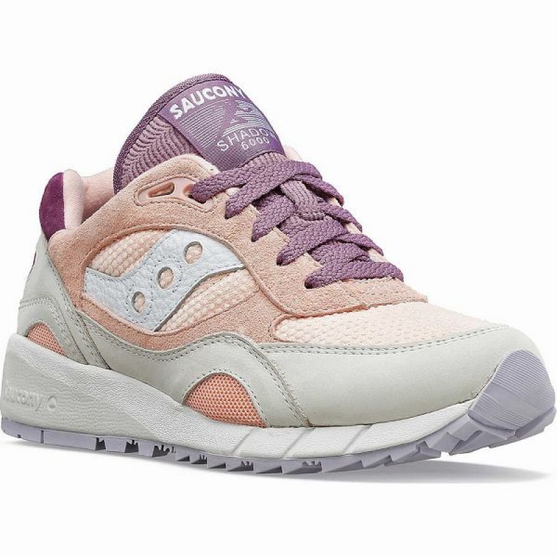 Women's Saucony Shadow 6000 Premium Sneakers Pink / Purple | AQBVDYX-28