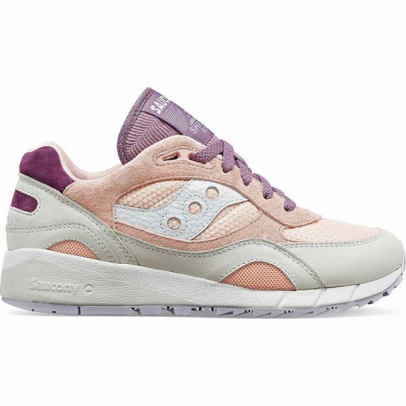 Women\'s Saucony Shadow 6000 Premium Sneakers Pink / Purple | AQBVDYX-28