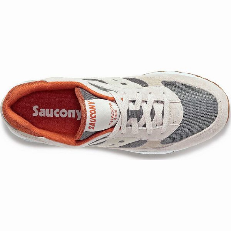 Women's Saucony Shadow 6000 Sneakers Beige / Grey | MVKJLGN-93