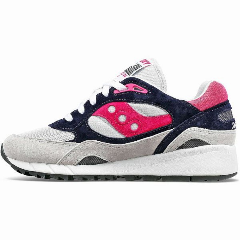 Women's Saucony Shadow 6000 Sneakers Grey / Pink | WBGOISR-69