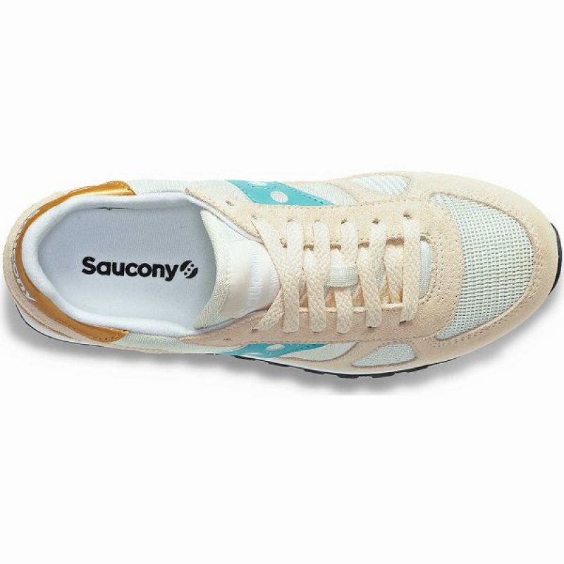 Women's Saucony Shadow Original Sneakers Brown / Turquoise | ZYRHNKP-18