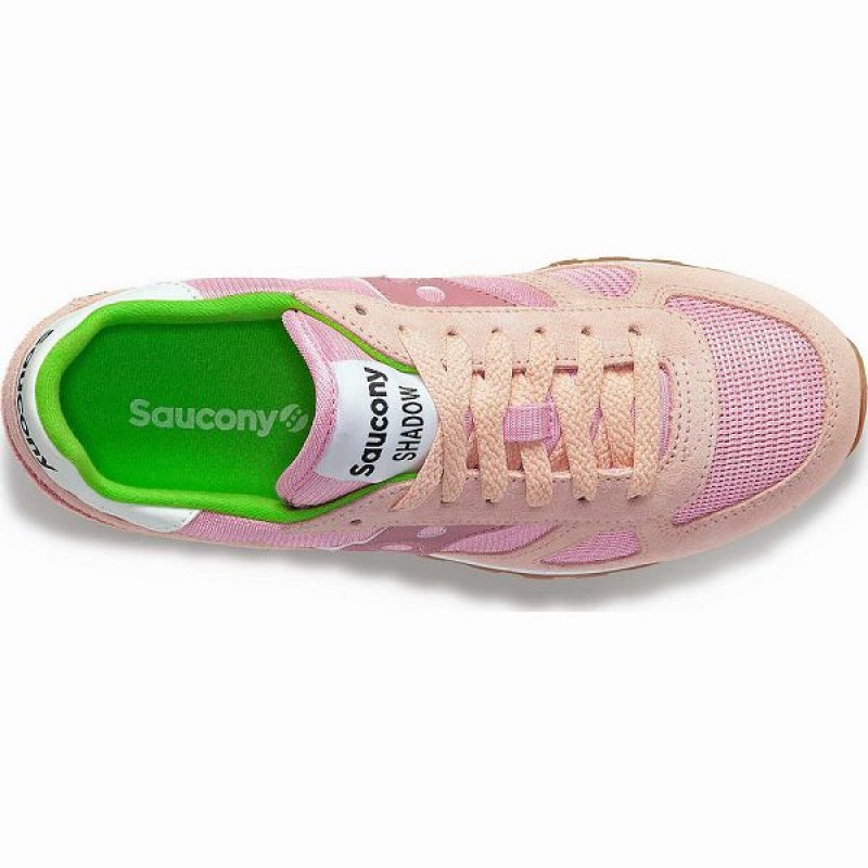 Women's Saucony Shadow Original Sneakers Brown / Pink | ZUFRCLT-23