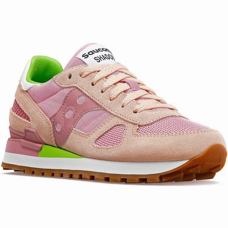 Women's Saucony Shadow Original Sneakers Brown / Pink | ZUFRCLT-23