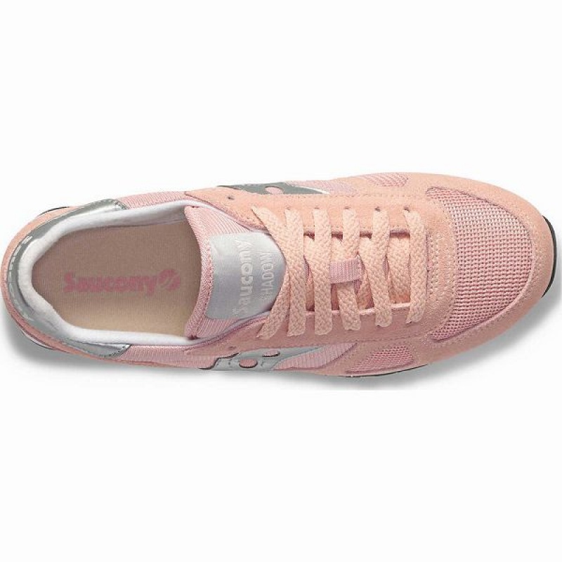 Women's Saucony Shadow Original Sneakers Pink / Silver | QFKDYRG-71