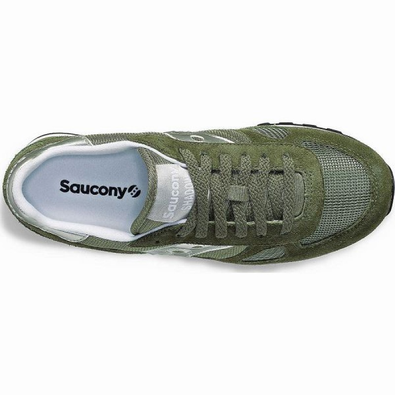 Women's Saucony Shadow Original Sneakers Olive / Silver | DZYTMPR-50