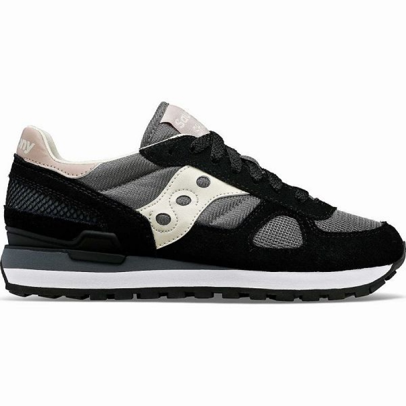 Women\'s Saucony Shadow Original Sneakers Black / Grey | DSXLKFZ-90