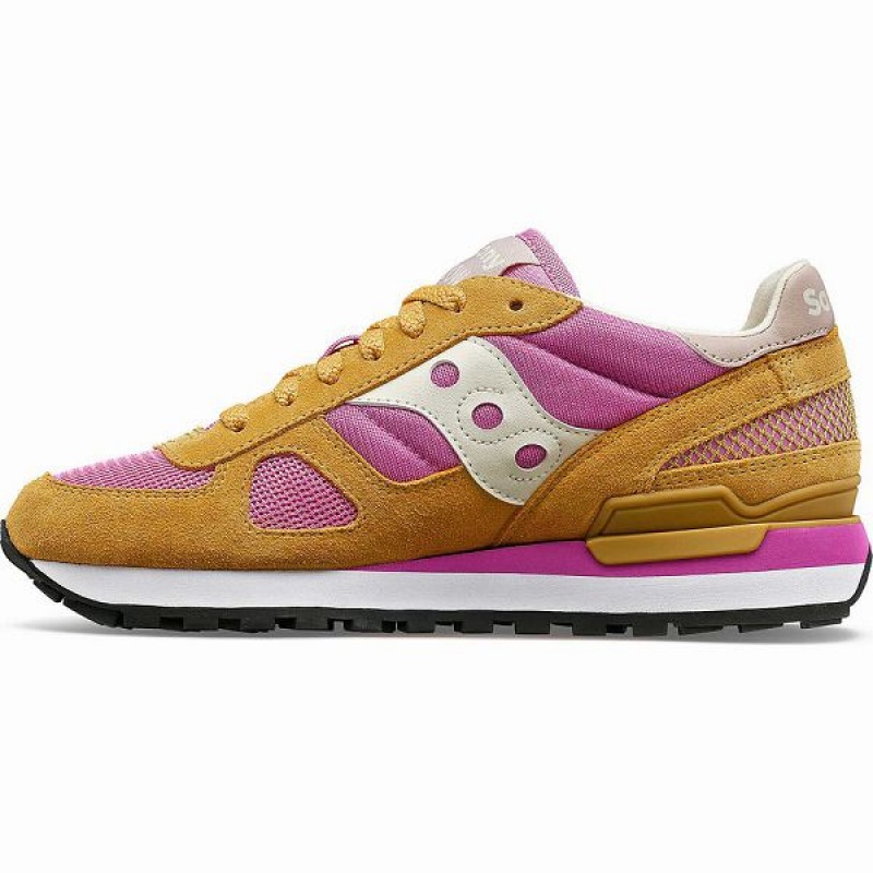 Women's Saucony Shadow Original Sneakers Beige / Pink | JTHOPVK-74