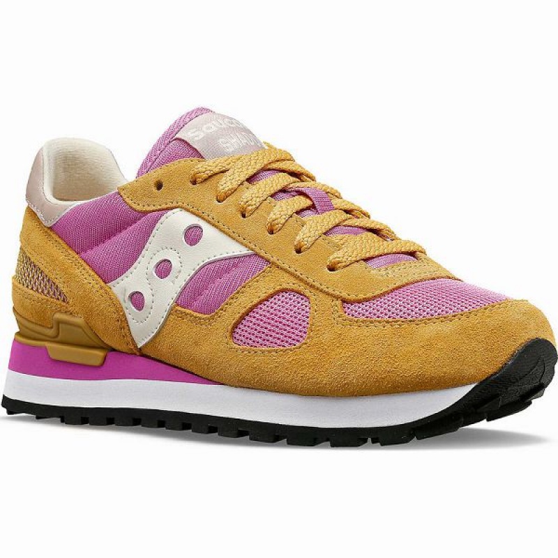 Women's Saucony Shadow Original Sneakers Beige / Pink | JTHOPVK-74