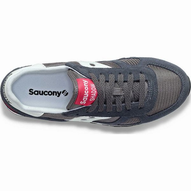 Women's Saucony Shadow Original Sneakers Dark Grey / Red | IUCGYOJ-68