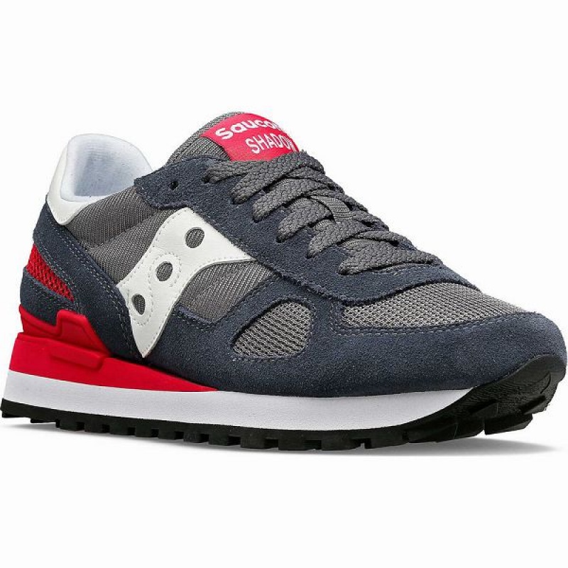 Women's Saucony Shadow Original Sneakers Dark Grey / Red | IUCGYOJ-68