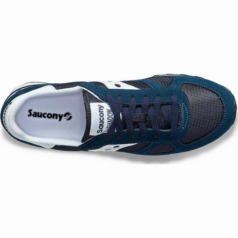 Women's Saucony Shadow Original Sneakers Navy / White | RSPZBWV-59