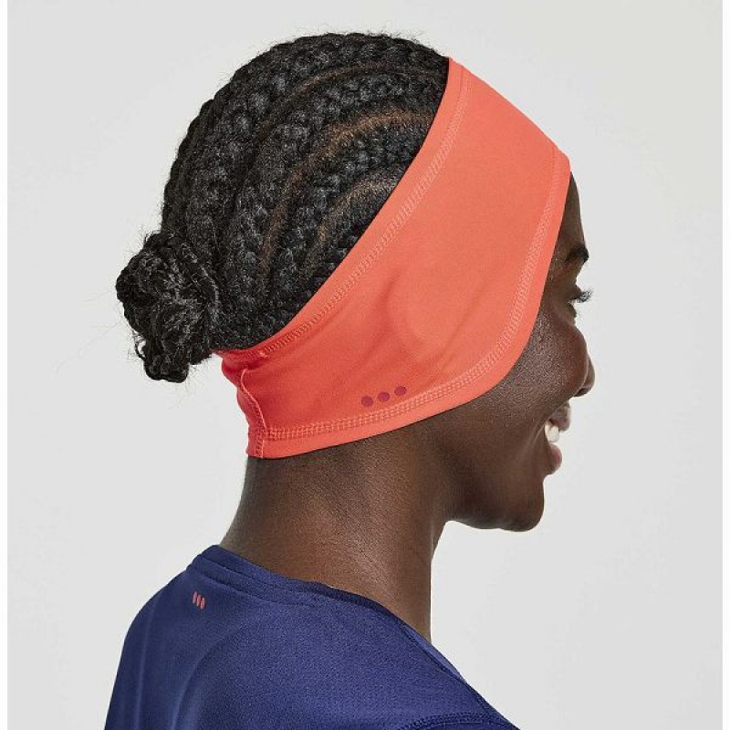 Women's Saucony Solstice Headband Red | CALMZIN-47