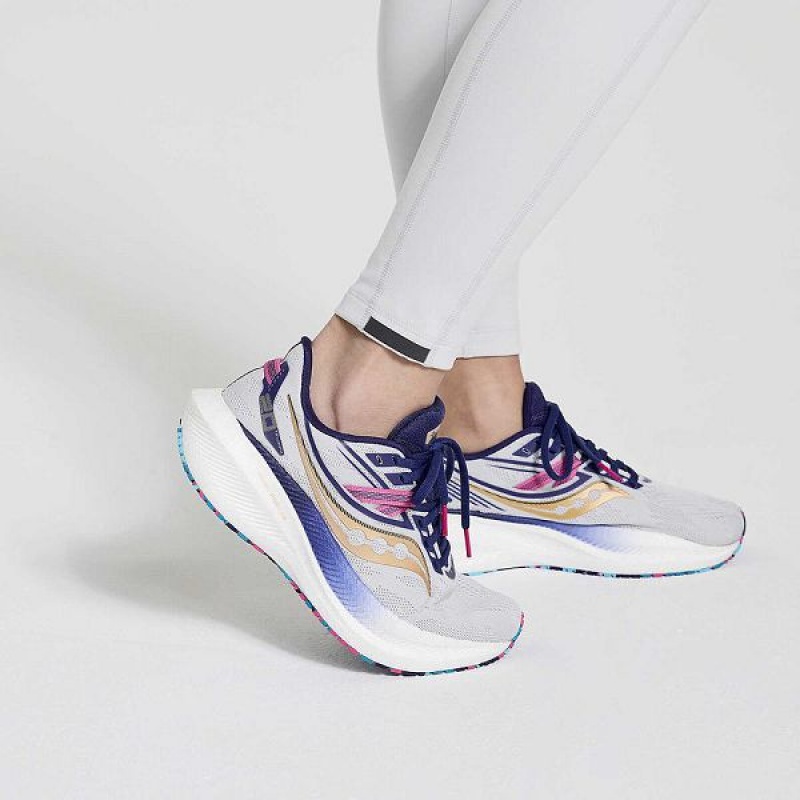 Women's Saucony Solstice Tight White | EQFMDAW-40