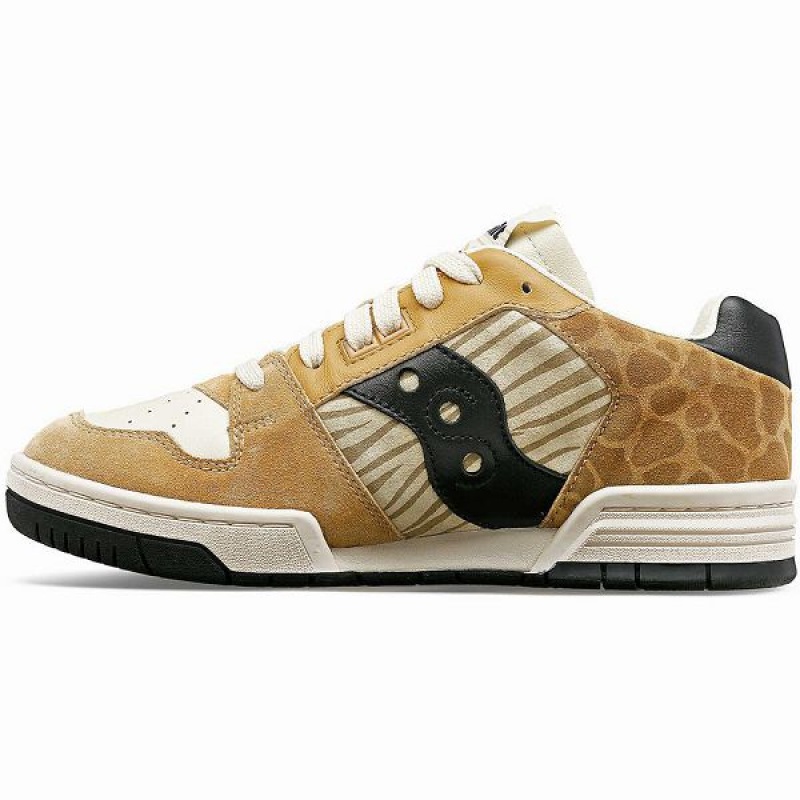 Women's Saucony Spot-Bilt™ Sonic Low Sneakers Beige | WKTEDJY-64