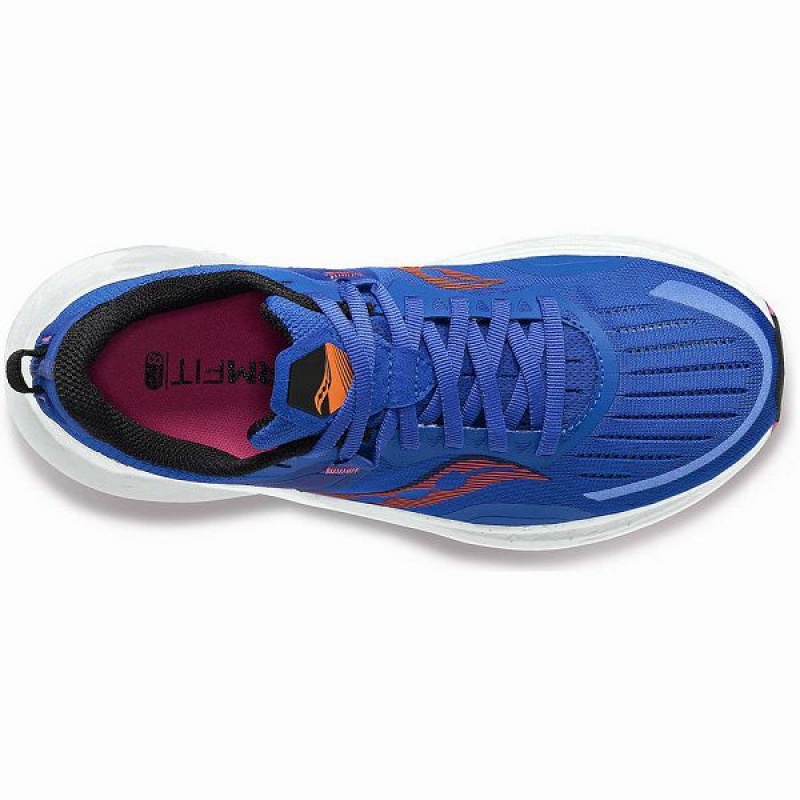 Women's Saucony Tempus Running Shoes Blue | KJXVFGW-20