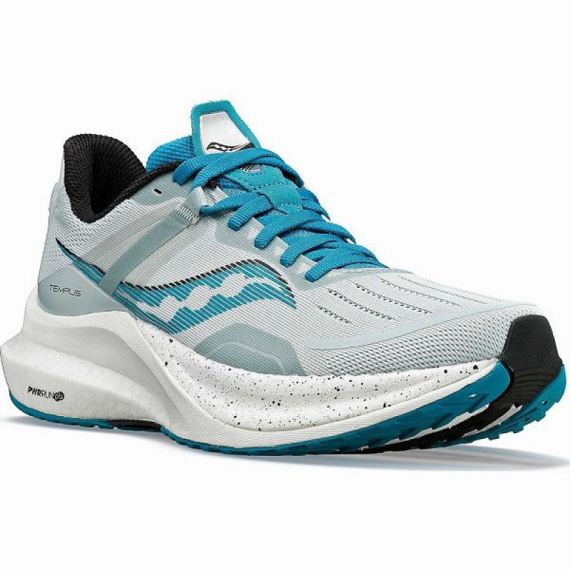 Women's Saucony Tempus Running Shoes Glacier / Ink | DRNOJLG-94