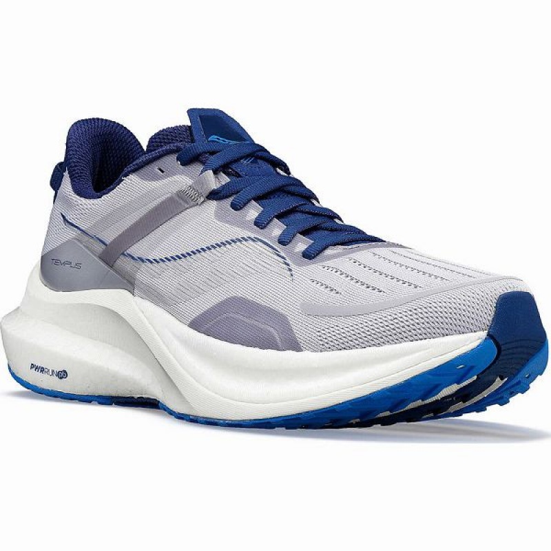 Women's Saucony Tempus Running Shoes Purple / Indigo | UPVWMLO-45