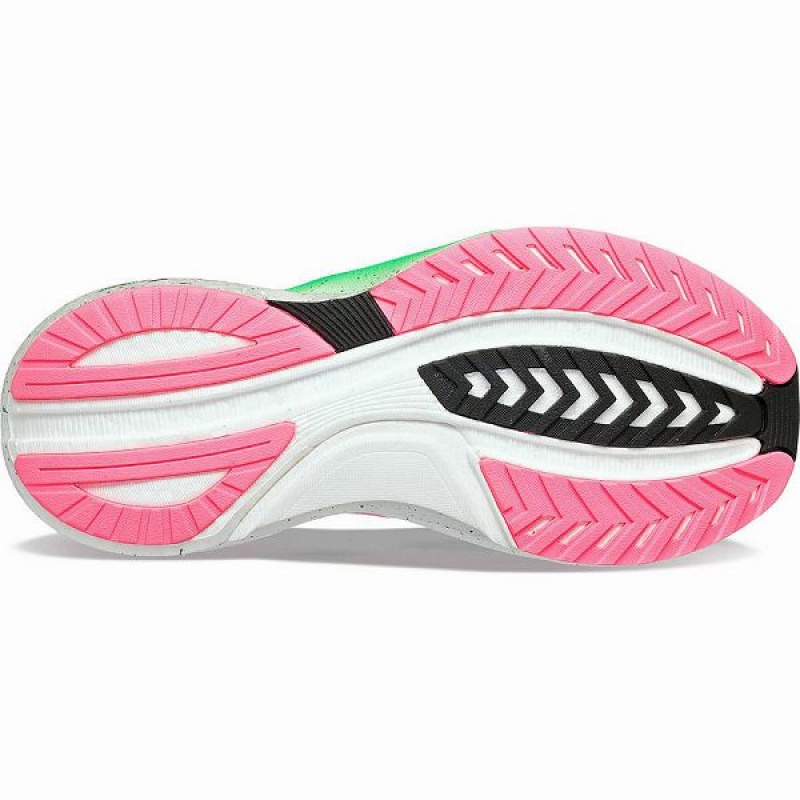 Women's Saucony Tempus Running Shoes White / Pink | QBXLNJH-12