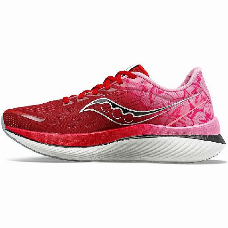 Women's Saucony Tokyo Endorphin Speed 3 Running Shoes Red / Grey | DLHYKZI-14