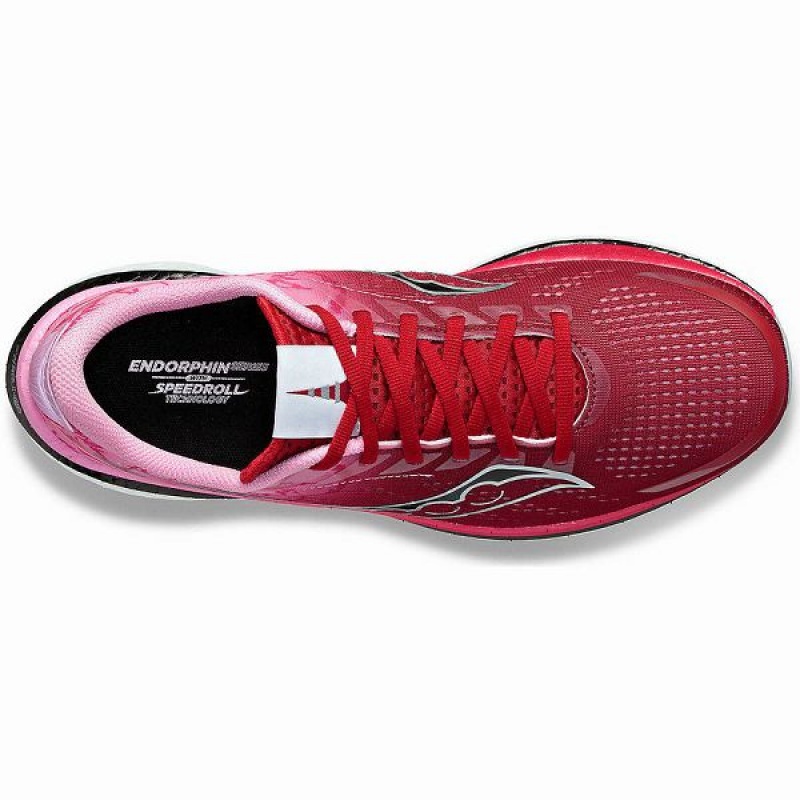 Women's Saucony Tokyo Endorphin Speed 3 Running Shoes Red / Grey | DLHYKZI-14