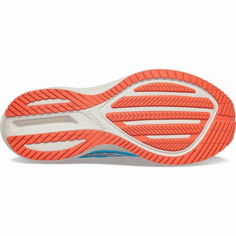 Women's Saucony Triumph 20 Running Shoes Blue / Coral | VIXMYNS-35