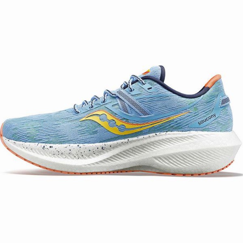 Women's Saucony Triumph 20 Running Shoes Blue | OVTIHJR-40