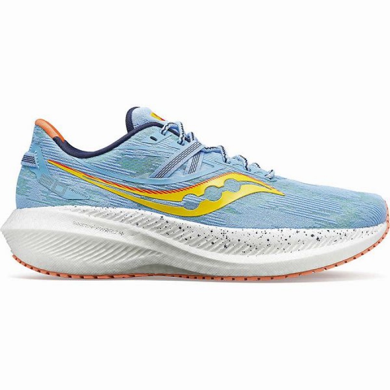 Women\'s Saucony Triumph 20 Running Shoes Blue | OVTIHJR-40