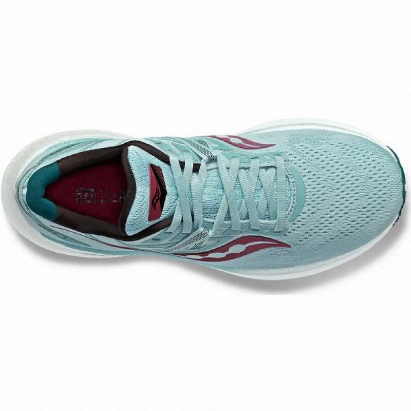 Women's Saucony Triumph 20 Running Shoes Green | NGWYQFZ-91