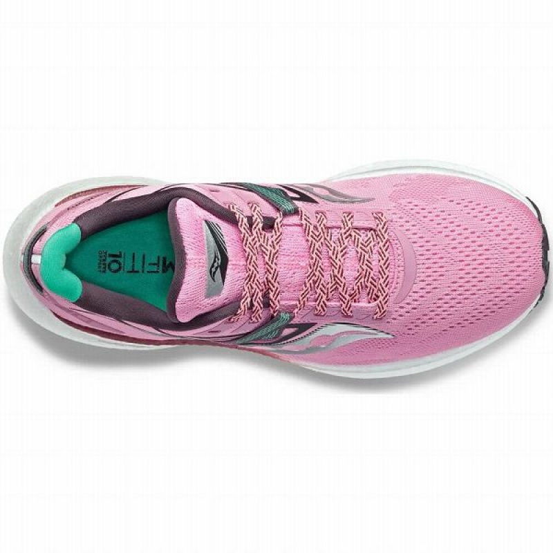 Women's Saucony Triumph 20 Running Shoes Pink | YFBZOAE-91