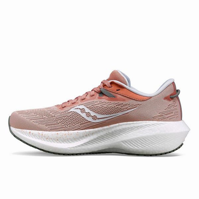 Women's Saucony Triumph 21 Running Shoes Lotus / Bough | VJMXCFU-54