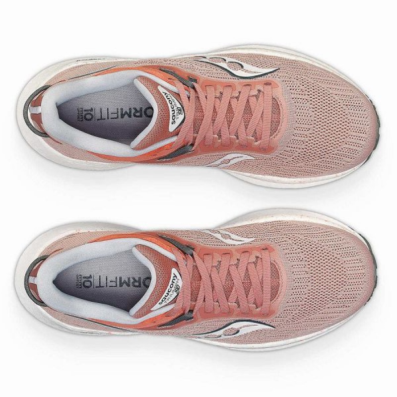 Women's Saucony Triumph 21 Running Shoes Lotus / Bough | VJMXCFU-54