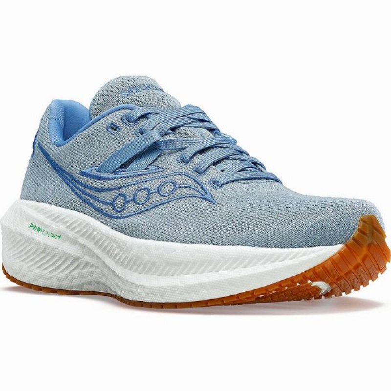 Women's Saucony Triumph RFG Running Shoes Blue | YVWUMQP-17