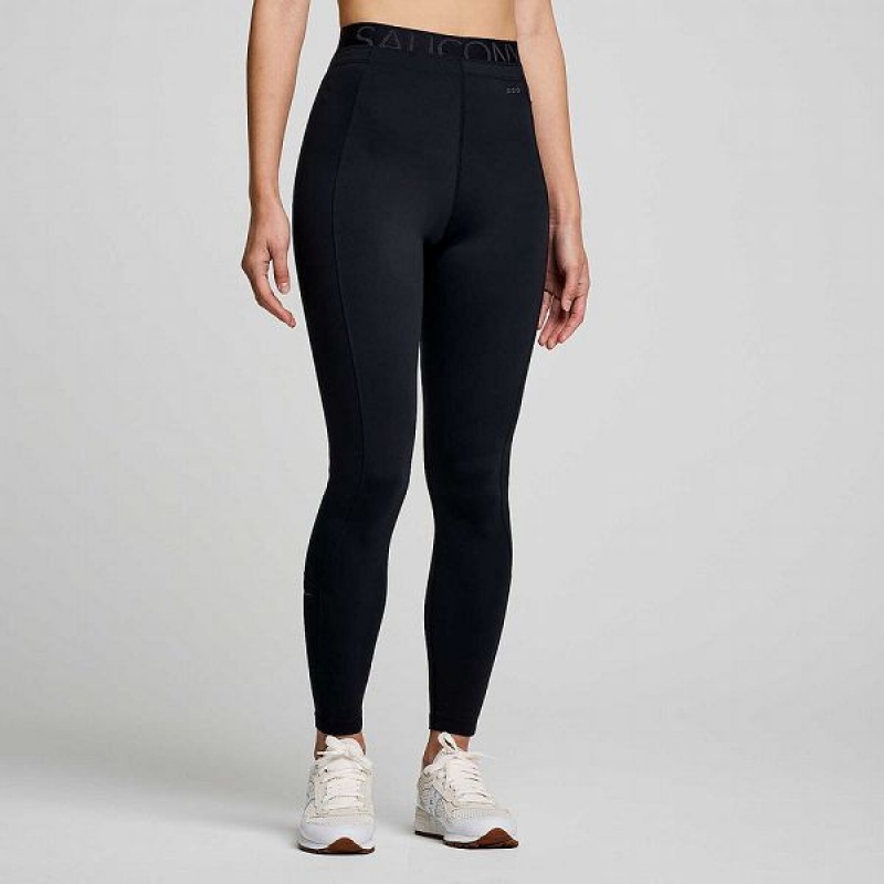 Women\'s Saucony Triumph Tight Black | WOMKQAY-07