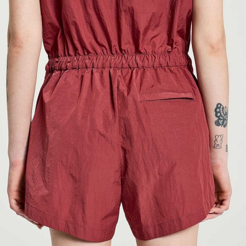 Women's Saucony Unwind Romper Jumpsuit Apple Butter | SHQKMLC-97