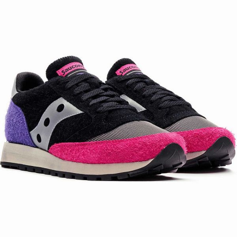 Women's Saucony X Frank Cooke Jazz 81 Sneakers Black / Multicolor | SNEPBTM-87